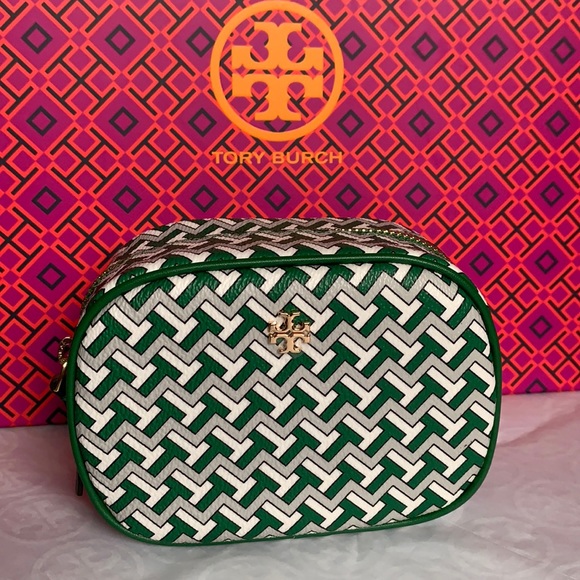 tory burch cosmetic bag